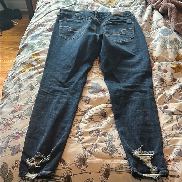 Distressed Blue Jeans - Picture 5 of 5